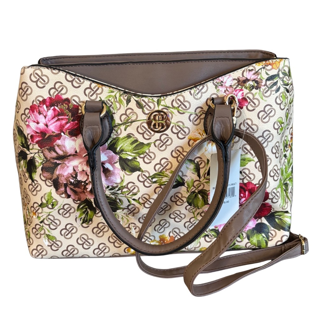 Bandolino Floral Print Tote Bag NWT